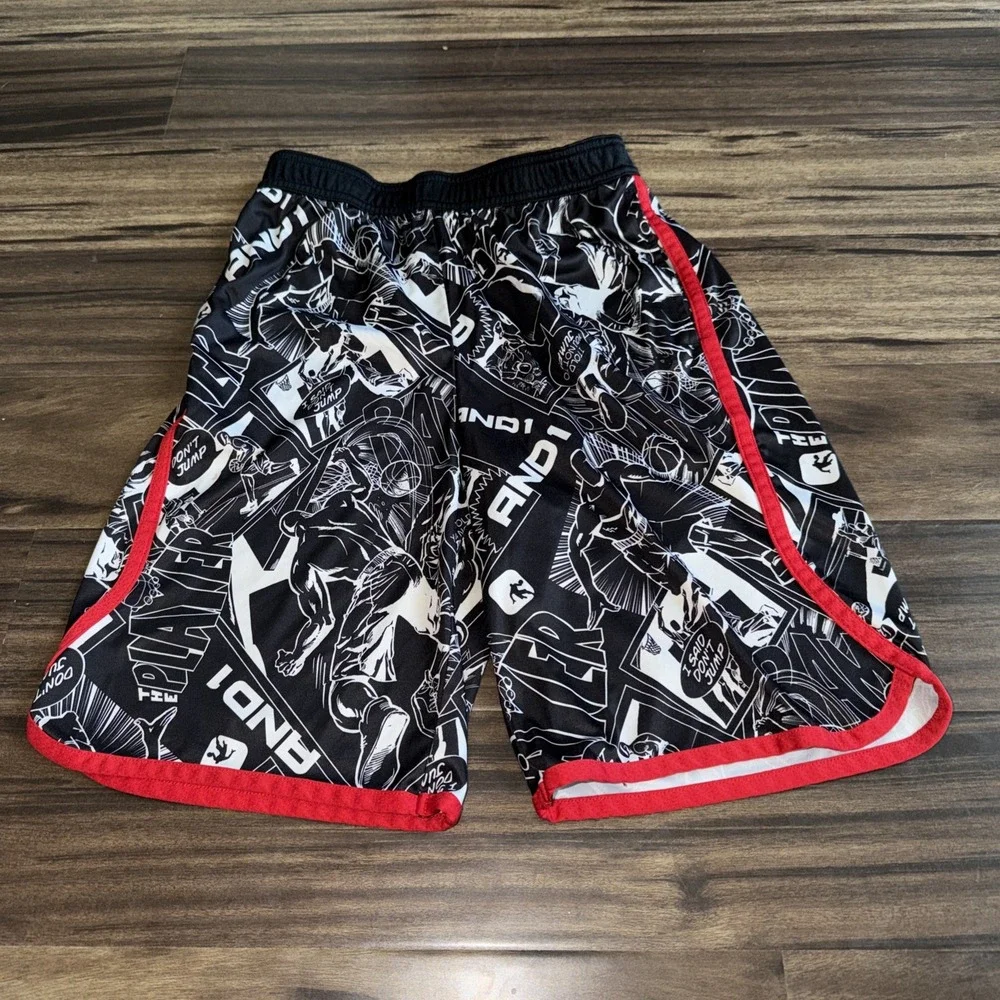 And1 Basketball Shorts Youth Boys Pockets Xl 14/16